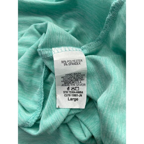 REB in J 220 Leopard Tie Waist Dress Womens Large Knee Length Green Animal Print - Picture 6 of 7